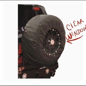 Rampage black diamond tire cover 33”-35”